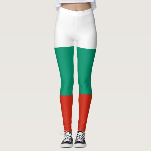 Leggings Drapeau de Bulgarie (Devant)