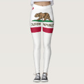 Leggings Drapeau de Californie (Devant)