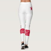 Leggings Drapeau de Californie (Dos)
