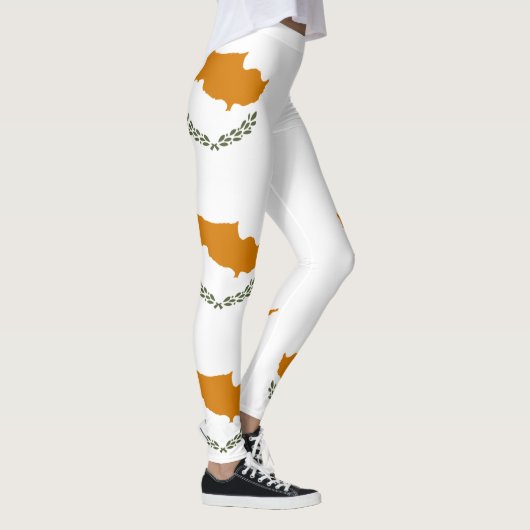 Leggings Drapeau de Chypre (Droite)