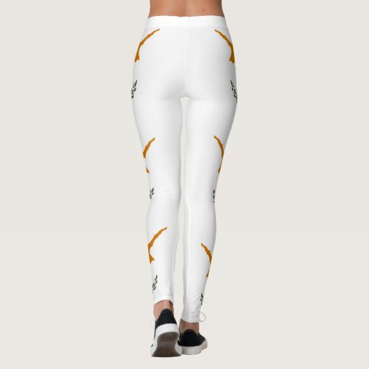Leggings Drapeau de Chypre (Dos)