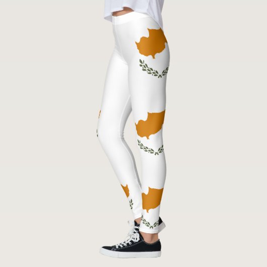 Leggings Drapeau de Chypre (Gauche)