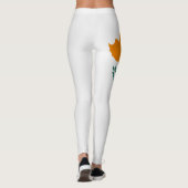 Leggings Drapeau de Chypre cool (Dos)