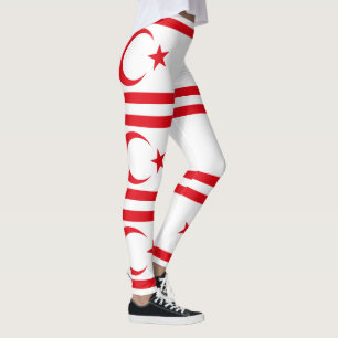 Leggings Drapeau de Chypre du Nord