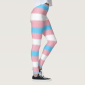 Leggings Drapeau de couleur texturé Transgenre Fierté (Droite)