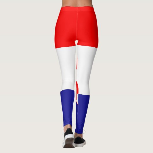 Leggings Drapeau de Croatie (Dos)