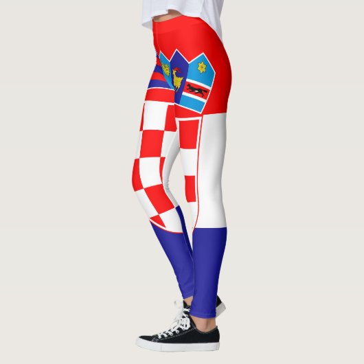 Leggings Drapeau de Croatie (Gauche)