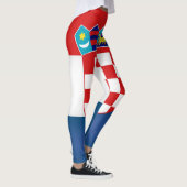 Leggings Drapeau de Croatie Cool (Droite)