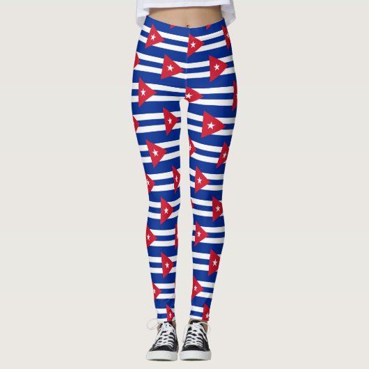 Leggings Drapeau de Cuba (Devant)