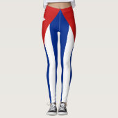 Leggings Drapeau de Cuba (Devant)