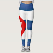 Leggings Drapeau de Cuba Cool (Devant)
