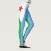 Leggings Drapeau de Djibouti (Droite)