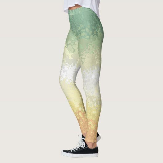 Leggings Drapeau de fierté abstrait genre boho tripant Gend (Gauche)