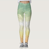 Leggings Drapeau de fierté abstrait genre boho tripant Gend (Devant)