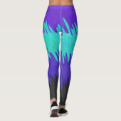 Leggings Drapeau de fierté Alexigender Abstrait Squiggly Tr (Dos)