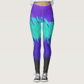 Leggings Drapeau de fierté Alexigender Abstrait Squiggly Tr (Devant)