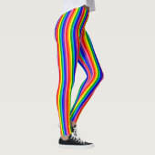 Leggings Drapeau de fierté arc-en-ciel à huit bandes vertic (Droite)
