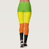 Leggings Drapeau de fierté aromantique (Dos)