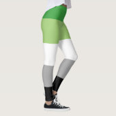 Leggings Drapeau de fierté aromantique LGBTQ (Droite)