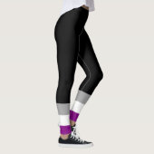 Leggings Drapeau de fierté asexué (Droite)