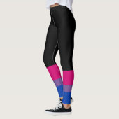 Leggings Drapeau de fierté bisexuel (Gauche)
