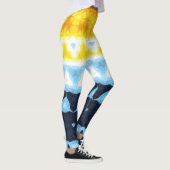 Leggings Drapeau de fierté Boho Groovy Géométrique Abstrait (Droite)