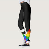 Leggings Drapeau de fierté d'allié (Gauche)