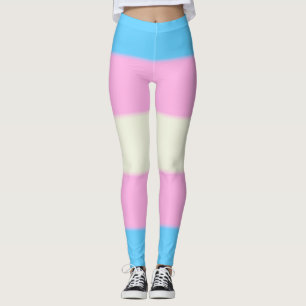 Leggings Drapeau de fierté de transsexuel de Falln