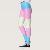 Leggings Drapeau de fierté de transsexuel de Falln (Gauche)