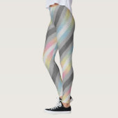 Leggings Drapeau de fierté Demifluid Abstrait Groovy Boho T (Gauche)