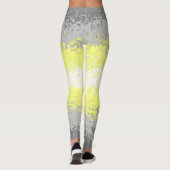 Leggings Drapeau de fierté demigenre abstrait (Dos)