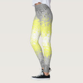 Leggings Drapeau de fierté demigenre abstrait (Gauche)