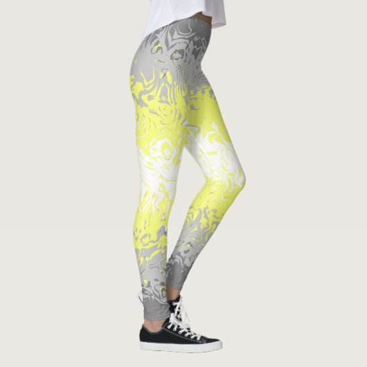 Leggings Drapeau de fierté demigenre abstrait (Droite)