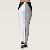 Leggings Drapeau de fierté demisexuel (Dos)