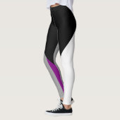Leggings Drapeau de fierté demisexuel (Gauche)