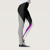 Leggings Drapeau de fierté demisexuel (Droite)