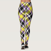 Leggings Drapeau de fierté éclectique boho non binaire à ca (Dos)