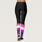Leggings Drapeau de fierté genderfluid (Dos)