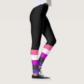 Leggings Drapeau de fierté genderfluid (Droite)