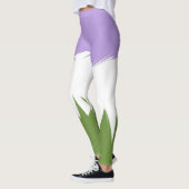 Leggings Drapeau de fierté Genderqueer abstrait ZigZag piqu (Gauche)
