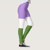 Leggings Drapeau de fierté genderqueer de SlipperyJoe lavan (Droite)