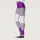 Leggings Drapeau de fierté grise sexuelle (Gauche)