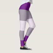 Leggings Drapeau de fierté grise sexuelle (Droite)
