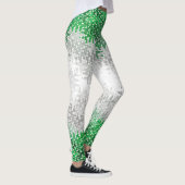 Leggings Drapeau de fierté grisromantique abstrait ondulé t (Droite)