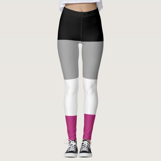 Leggings Drapeau de fierté gynéphile (Devant)