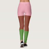 Leggings Drapeau de fierté gynosexuel (Dos)