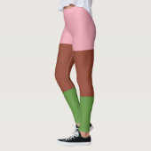 Leggings Drapeau de fierté gynosexuel (Gauche)