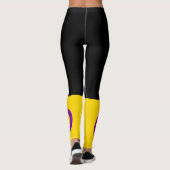 Leggings Drapeau de fierté intersexe (Dos)