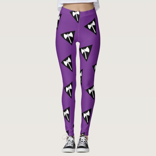 Leggings Drapeau de fierté lesbienne SlipperyJoe puissant s (Devant)
