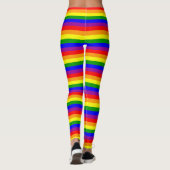 Leggings Drapeau de fierté LGBTQ+ Couleurs arc-en-ciel (Dos)